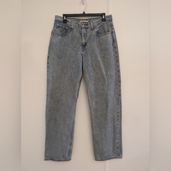 Levi's Light Blue Straight Leg Jeans Low Pro - Picture 1 of 10